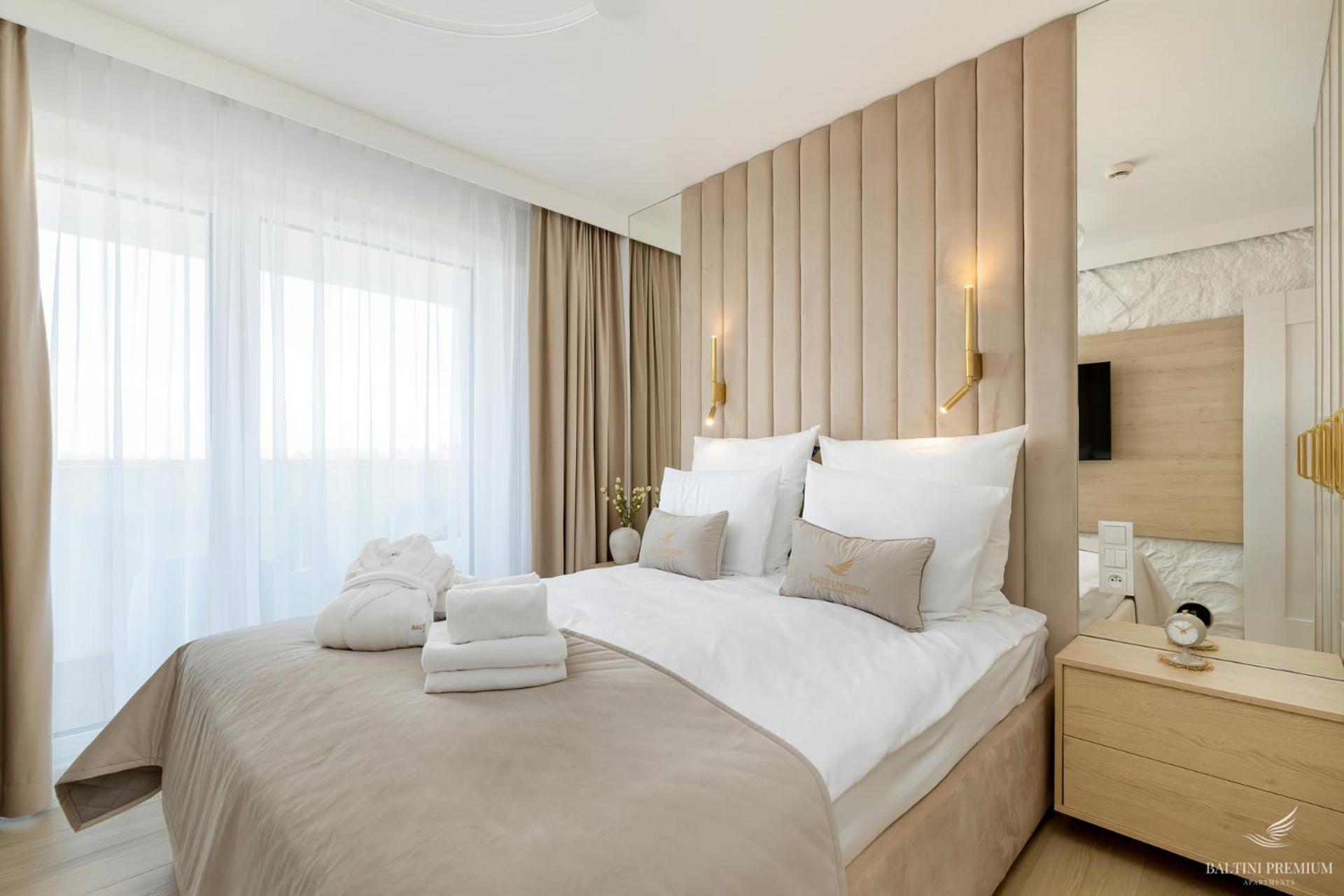 Baltini Premium Apartament Polanki Aqua كولوبرزيغ الغرفة الصورة